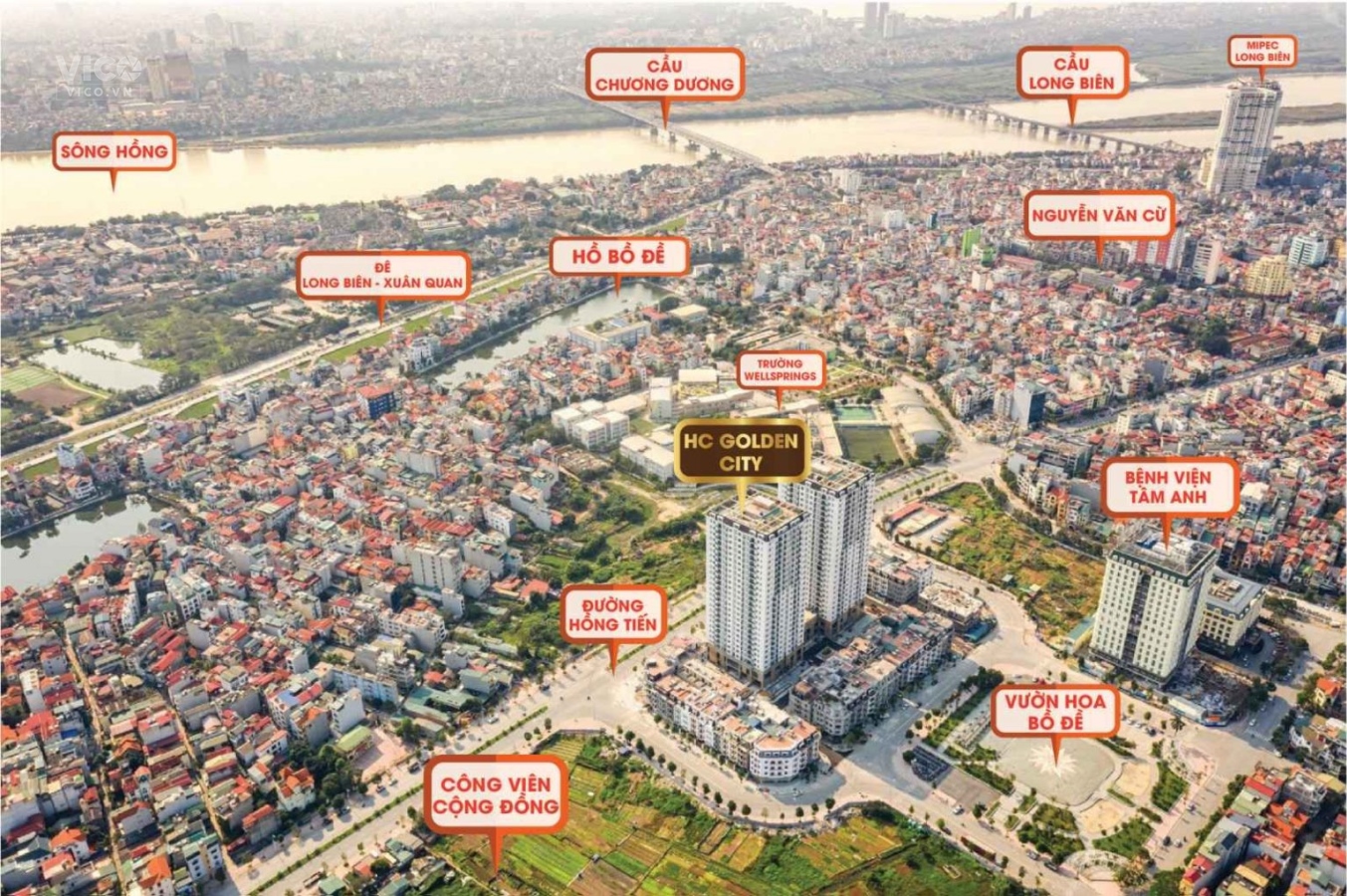 Bán căn hộ cao cấp chung cư HC Golden City