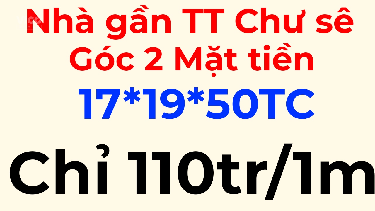 Nhà 2 Mặt tiền tại Trung tâm Thị trấn Chư Sê, Gia Lai. THổ cư. giá chỉ 110tr/m