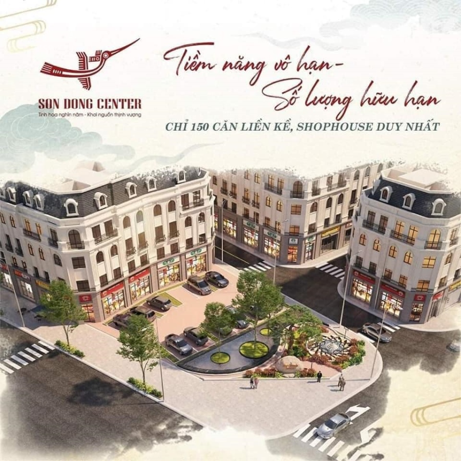 SHOPHOUSE SƠN ĐỒNG CENTERTÂM ĐIỂM BĐS KHI HOÀI ĐỨC LÊN QUẬN
