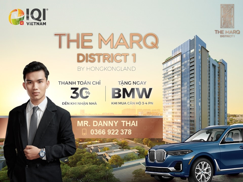 Bán Căn Hộ 3PN The Marq với CĐT Hongkong Land, vị trí đắc địa ngay Quận 1