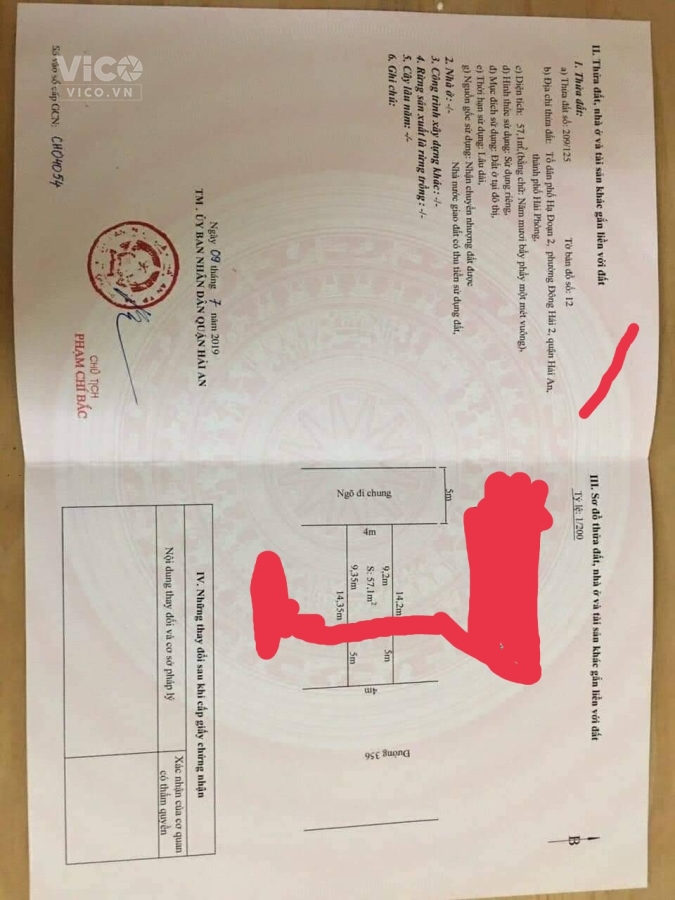 N168 2 LÔ ĐẤT MẶT ĐƯỜNG 356 CẢNG 128 ĐÌNH VŨ LH 0399291974