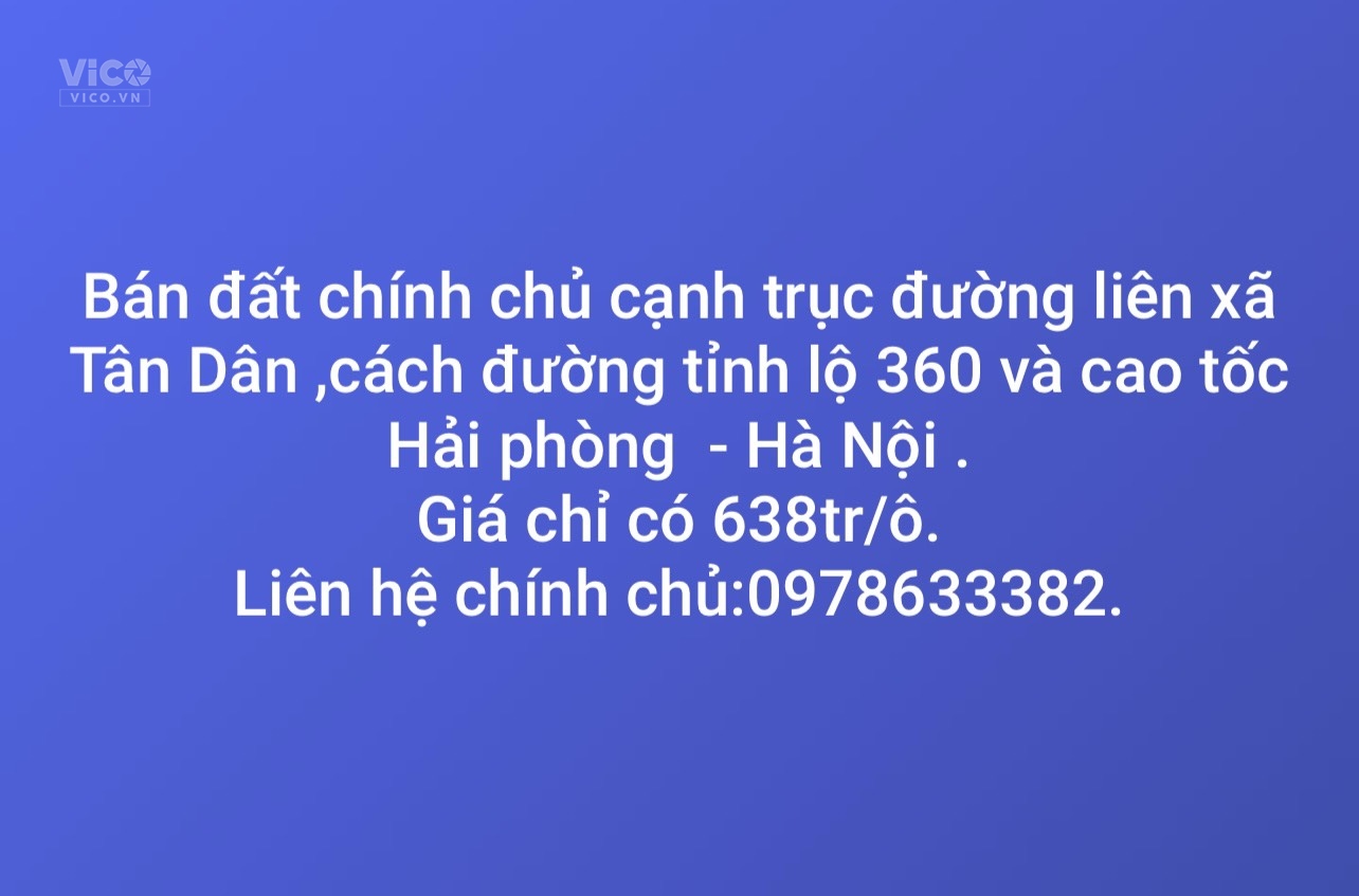 bán 2ô đất nằm sát trục đường quy hoạch 25m,vị trí cách mặt đường Tỉnh Lộ 354