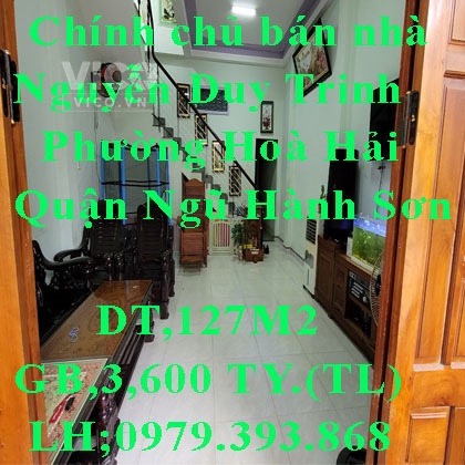 Chính chủ bán nhà 1 trệt 1 lầu ở Đường Nguyễn Duy Trinh, Quận Ngũ Hành Sơn, Đà Nẵng