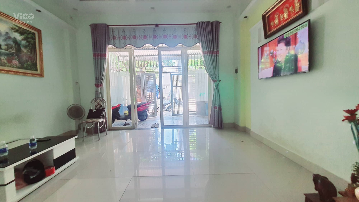 Nhà bán Mặt tiền đường 5,5 2 tầng,Nhà mới . 3 Tỷ nhỏ. Sổ đỏ trao ngay