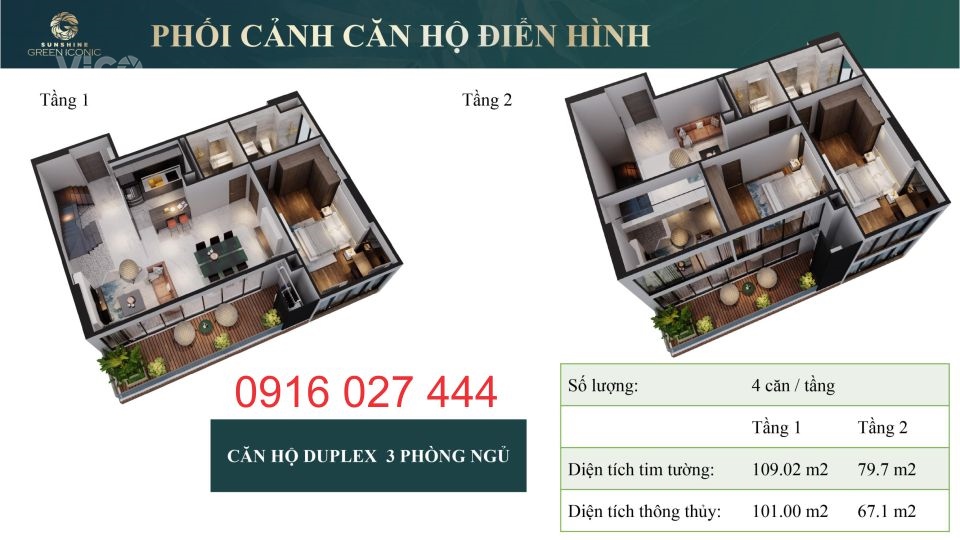 Bán Chung cư Sunshine Green Iconic Long Biên