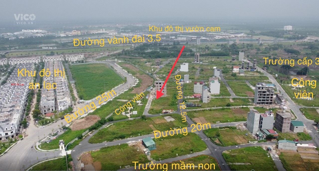 Cần Bán Lô Đất Dịch Vụ Vân Canh 50m2 Siêu Phẩm Hướng Nam Hàng Hiếm View Vườn Hoa, Công Viên