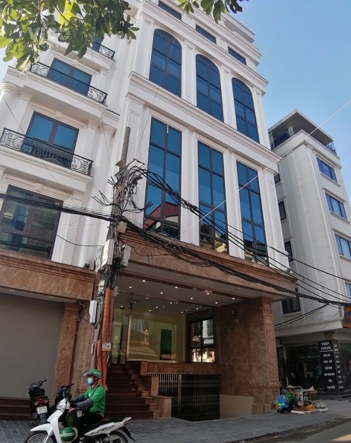 Tòa nhà 7T MP Nguyễn Thị Định Mặt Tiền 12.6m chia 2 cửa hàng 25.5 tỷ