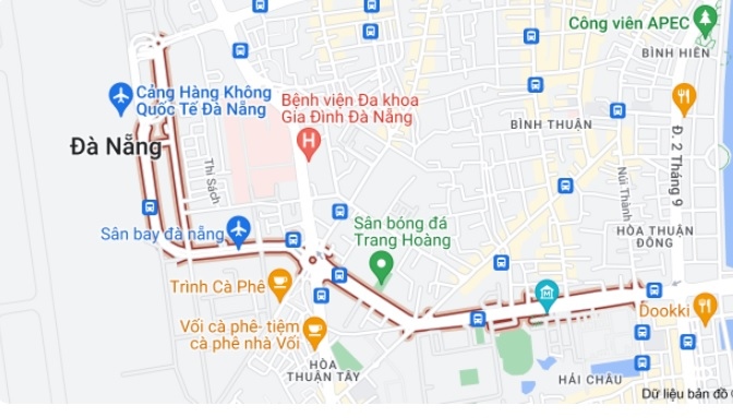 Nhà mặt đường Duy Tân, đường vào sân bay Thành phố Đà Nẵng
