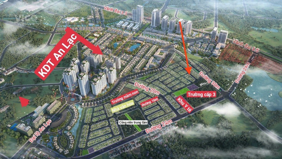 Bán lô đất nền độc nhất 105m2 tại Vân Canh thuộc dự án 25ha vị trí cực đẹp đường rộng, có sổ đỏ