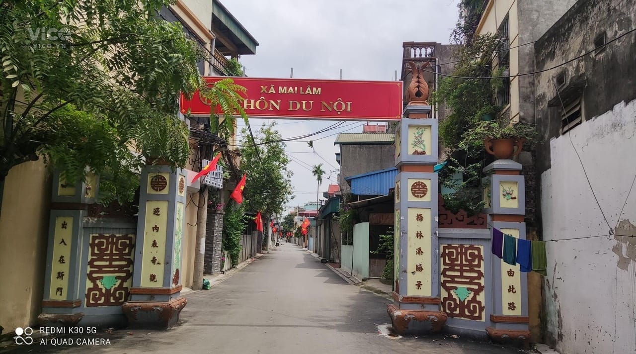 Du Nội Mai Lâm Đông Anh 158m Đất mt 6.4m 8.2 tỷ/ÔTÔ TRÁNH/K.DOANH