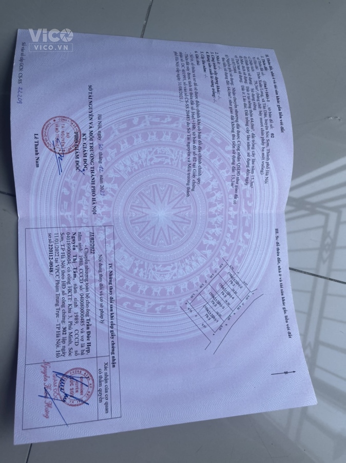 Chính chủ bán đất 79m Xuân Long Tân Dân Đón đầu dự án Vành Đai 4 Hà Nội