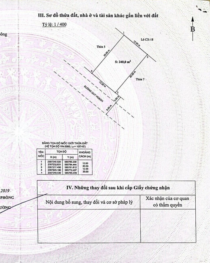 CẦN BÁN NHANH LÔ ĐẤT ĐẦU TƯ SINH LỜI CAO