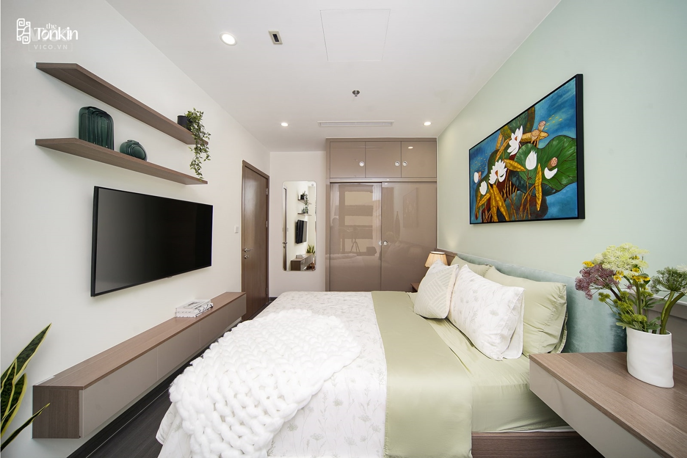 Ký trực tiếp CĐT, Căn 1PN1 TK23111, Căn hộ Ruby tại Vinhomes Smart City. CK 1,3%. Được vay 70%