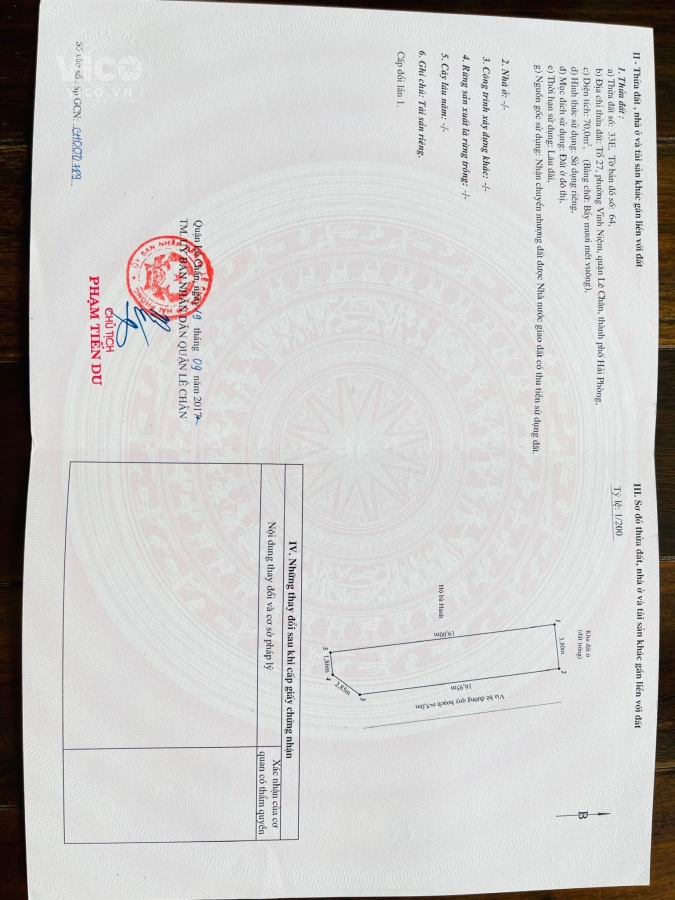 Bán đất phân lô cầu rào 2 gần bệnh viện vinmecHP