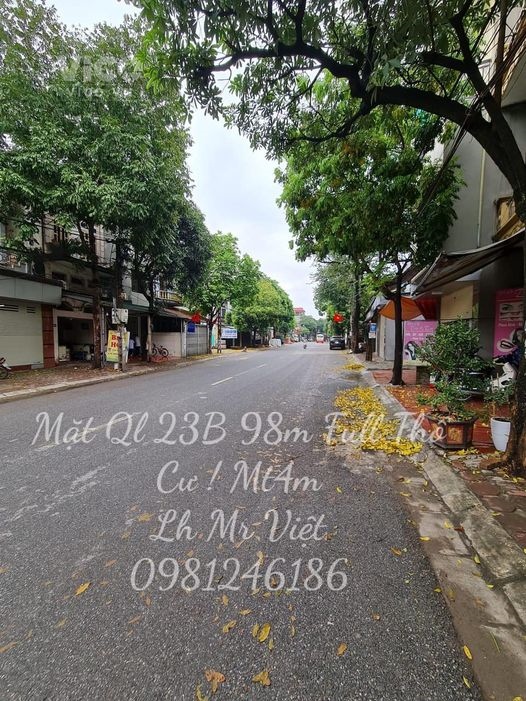 MẶT PHỐ VÂN TRÌ QL23B, KINH DOANH SẦM UẤT NGÀY ĐÊM VỈA HÈ 6M