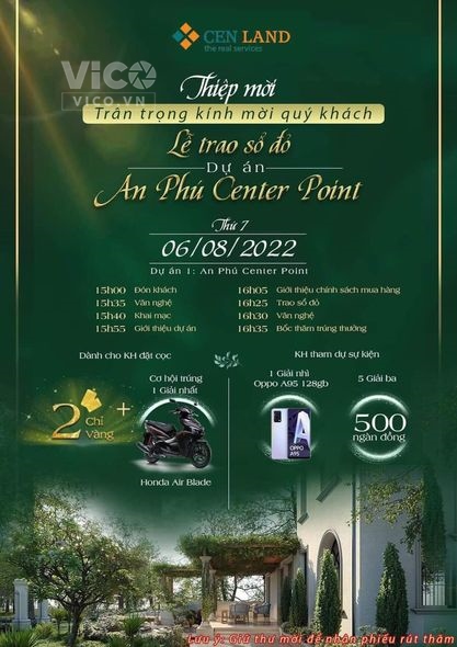 AN PHÚ CENTER POINT MUA NHÀ NHƯ Ý, NHẬN QUÀ PHÚ QUÝ