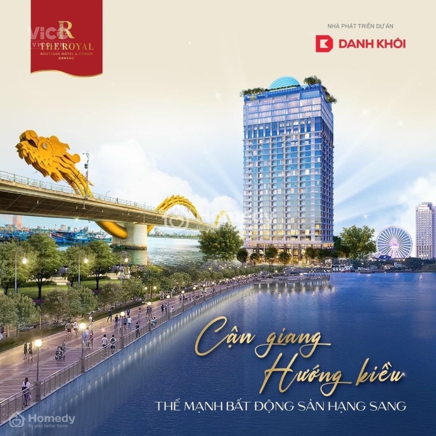 Căn hộ trung tâm thành phố Đà Nẵng The Royal giá đầu tư GĐ1