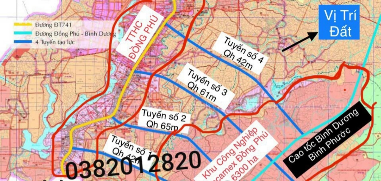 CHỈ 420TR SỞ HỮU NGAY ĐẤT THỔ CƯ CẠNH VÀNH ĐAI KCN BECAMEX ĐỒNG PHÚ, SỔ SẴN