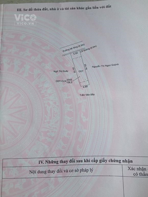 Chính chủ có nhà cấp 4 cần bán Phường Tân An TP Thủ Dầu Một Tỉnh Bình Dương