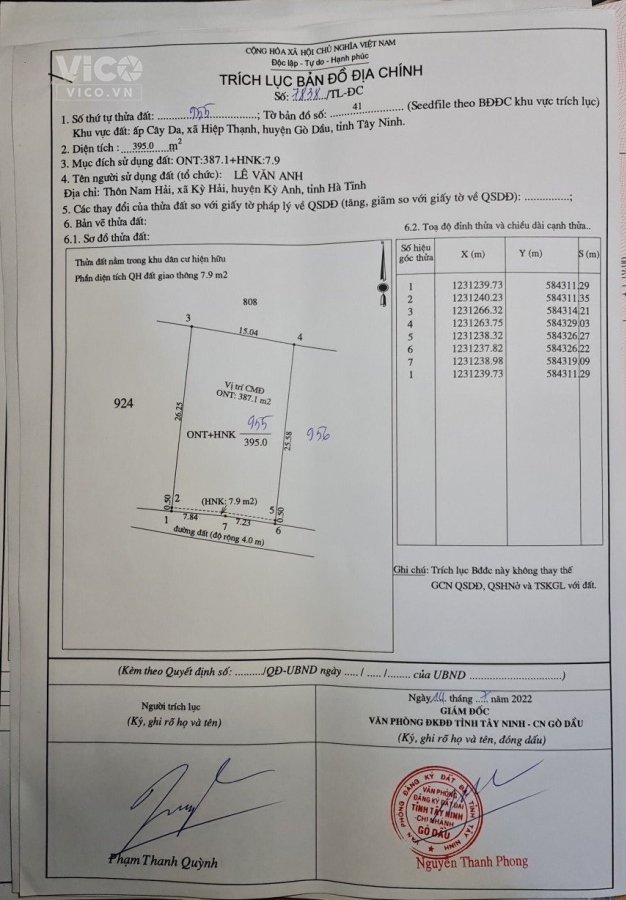 BÁN ĐẤT GÒ DẦU