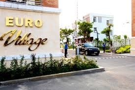 Chào bán đất Biệt Thự Euro village 1. 2 mặt tiền. Làng Châu Âu