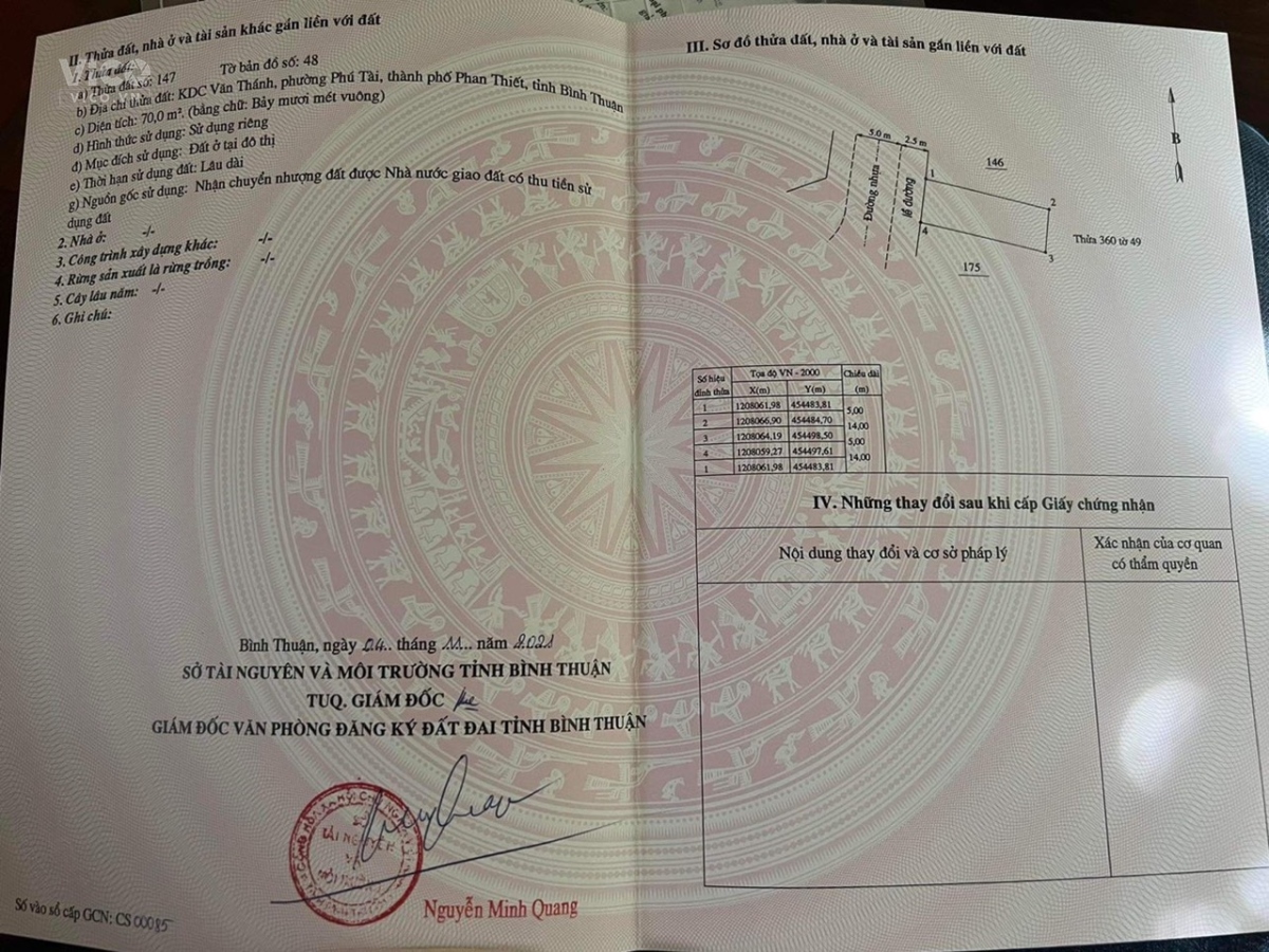 0933239353_KDC Văn Thánh _ Phan Thiết _ Một Lô Di Nhất Có Giá 1490_