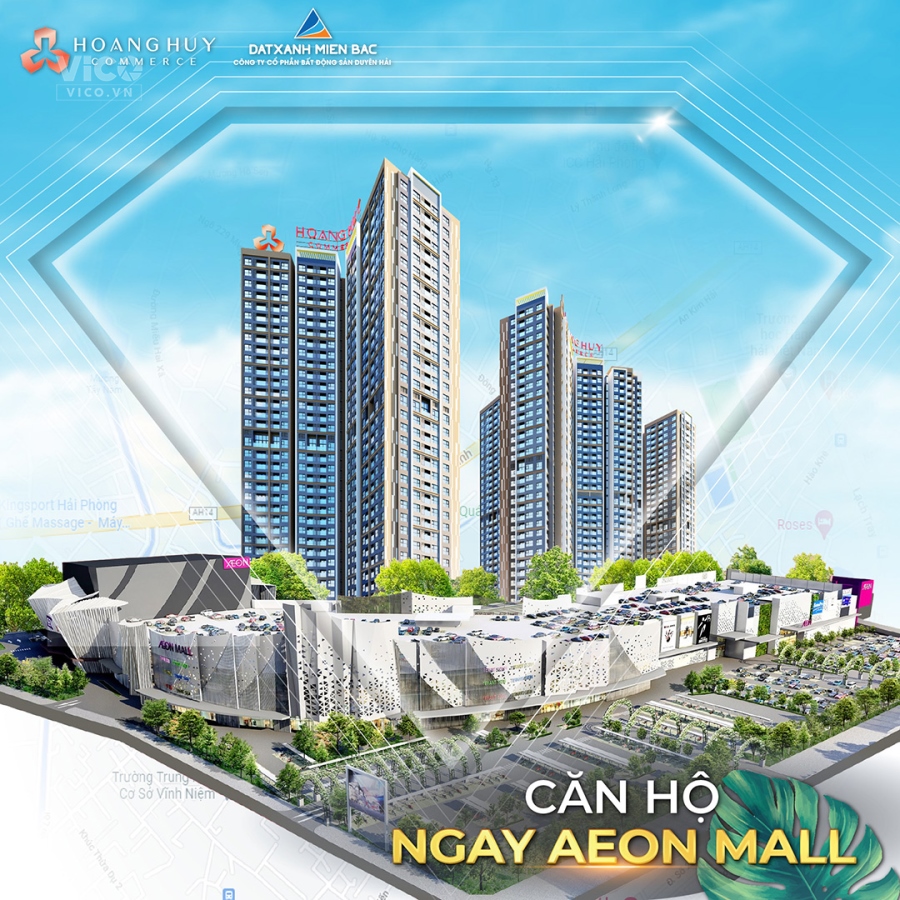 Bán căn hộ 2.5 phòng ngủ cánh sen vàng Hoang Huy Commerce