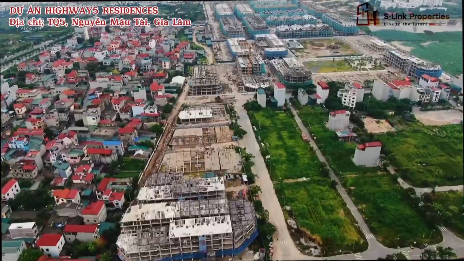 Duy nhất 5 suất ngoại giao đối diện công viên, Mặt đường 22m dự án Highway 5 Residences LH