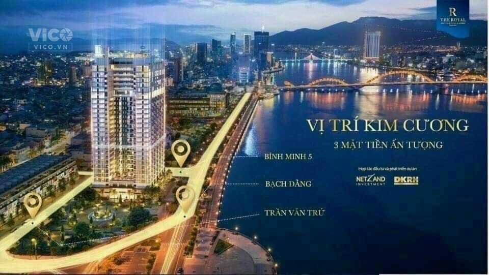 Căn hộ trung tâm thành phố Đà Nẵng The Royal giá đầu tư GĐ1