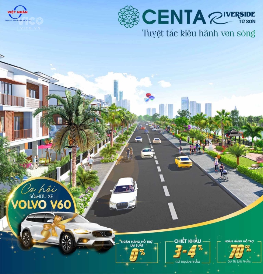 CHÍNH THỨC RA MẮT DỰ ÁN CENTA RIVERSIDE TỪ SƠN. Liên hệ sđt chủ đầu tư 0862.218.328