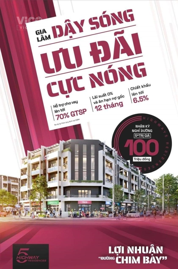 Chớp ngay cơ hội tốt nhất để sở hữu Shophouse tại Highway5 Residences, Chiết khấu lên tới 6,5%