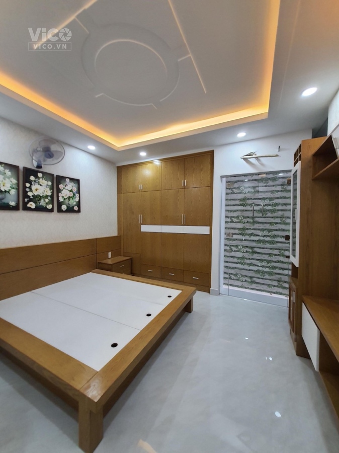 Bán Nhà Hxh Phan Huy Ích, 4T, 54M2, Nở Hậu 8M, 6 Tỷ 5, Gò Vấp