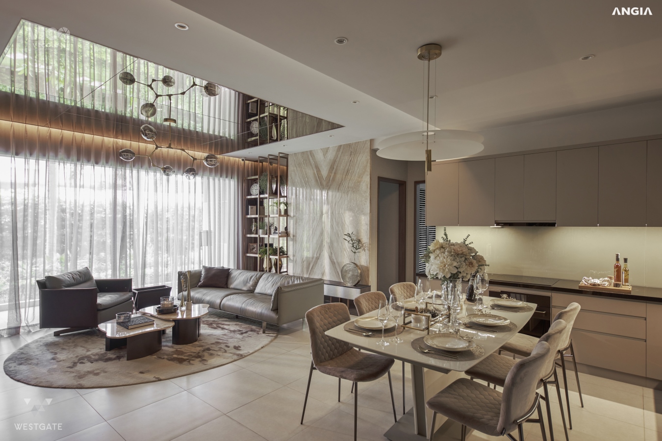 Westgate chính chủ hoàn vốn gấp trong T8 (chuyện GĐ) tầng trung bao trọn view 2 tỷ 6 bao phí