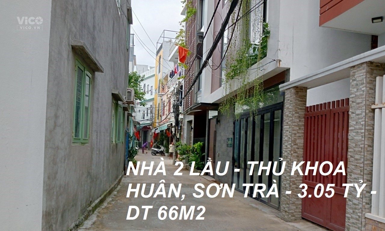 Tài chính 3.05 tỷ. Mua nhà Thủ Khoa Huân, Sơn Trà. 66m2