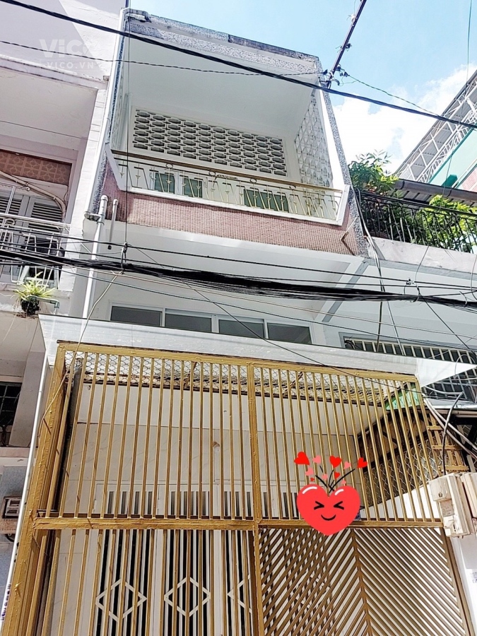 Quận 10, Nguyễn Tiểu La, 4 tầng, ô tô đổ cửa, sổ vuông như tờ A4, lh 0395355083