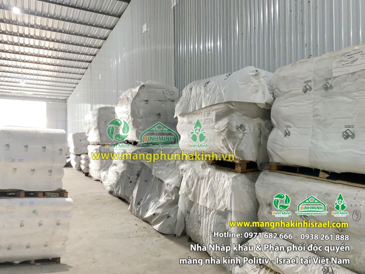 Màng nhà kính Politiv,nhà kính trồng hoa,nhà kính trồng rau,nhà kính phơi nông sản
