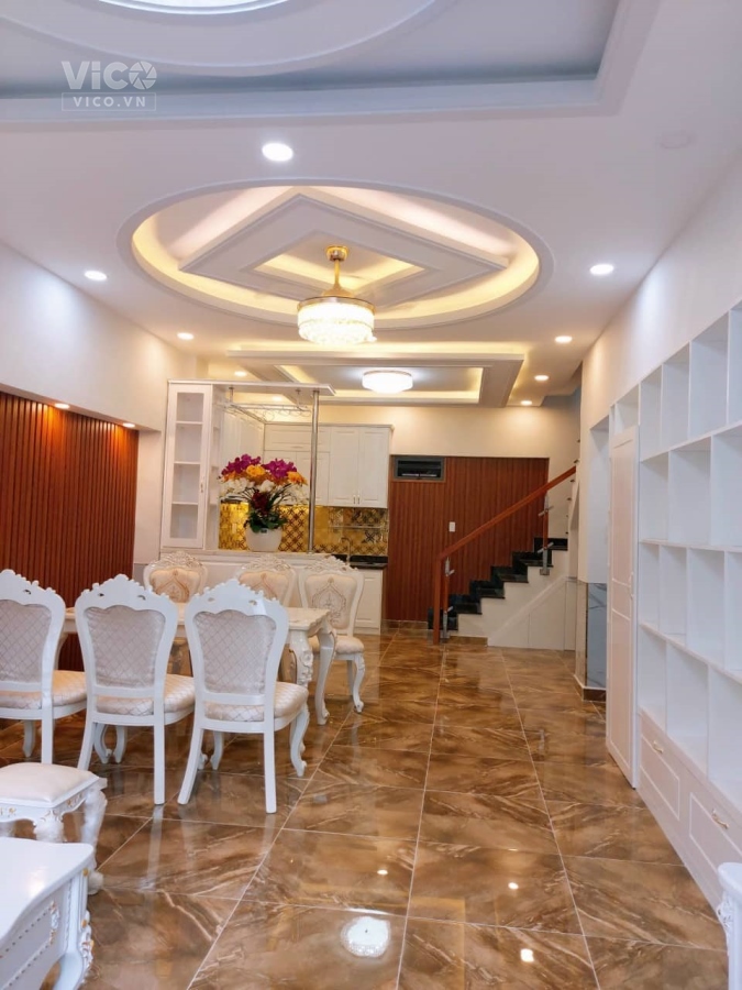 Nhà đẹp 3 lầu giá 5 tỷ hơn đối diện Vạn Phúc Quốc Lộ 13 Hiệp Bình Phước THỦ ĐỨC