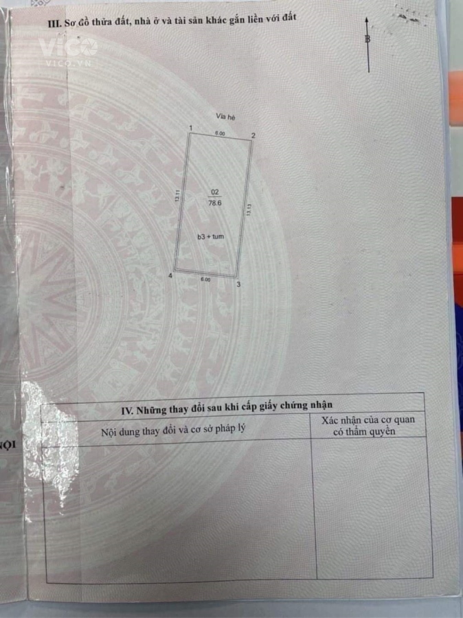 MP Hoàng Cầu, 79m, 8 tầng thang máy, mt 6m, 46.5 tỷ