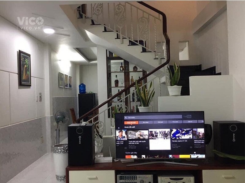 Cần bán gấp nhà phân lô phan văn trị 63m2 4 lầu hẻm 10m có lề 2m chỉ 9.59 tỷ