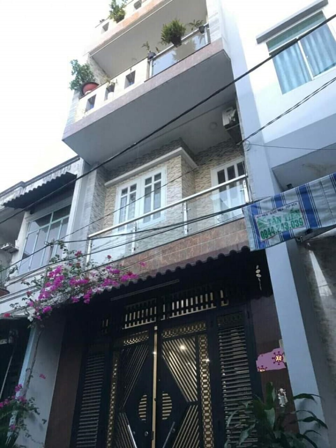 NHÀ ĐẸP HẺM 6M THÔNG HƯƠNG LỘ 2 BINH TÂN 52M2 4 TẦNG CHỈ 5,8 TỶ TL
