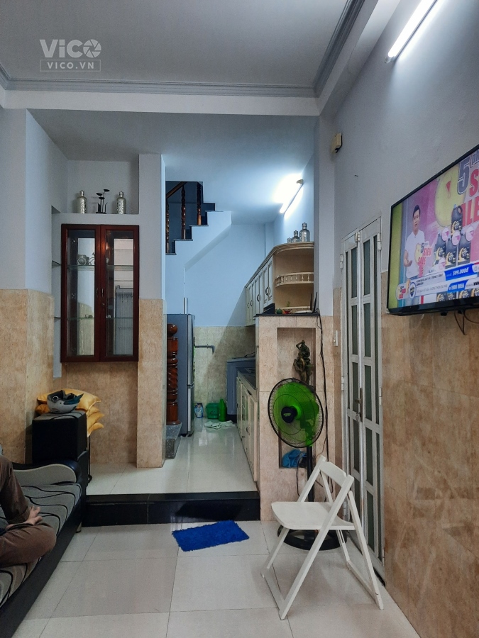NHÀ NGON SÁT MT LÊ QUANG ĐỊNH 4 TẦNG CÓ BANCON HXH TỚI NHÀ QUÁ RẺ 3.X TỶ