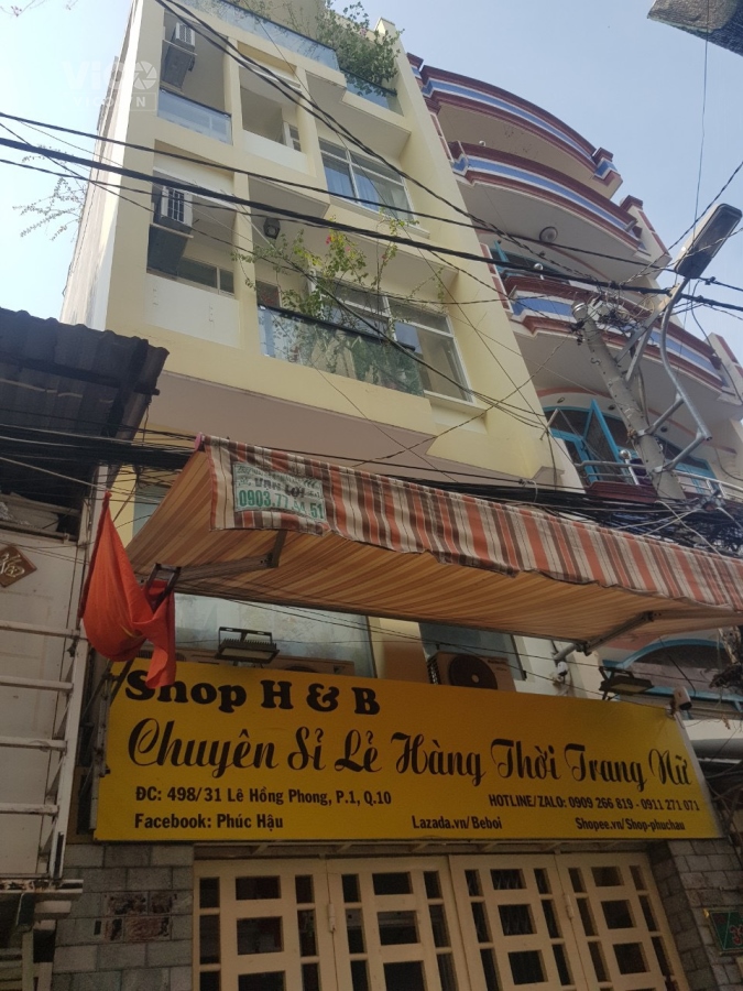 Bán nhà hẻm xe hơi đường Lê Hồng Phong quận 10 4.2x13m 4 tầng sân thượng giá 10.9 tỷ thương lượng