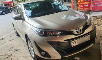 Xe vios 2018 bản G, Màu vàng cát. Xe đi 3900km.