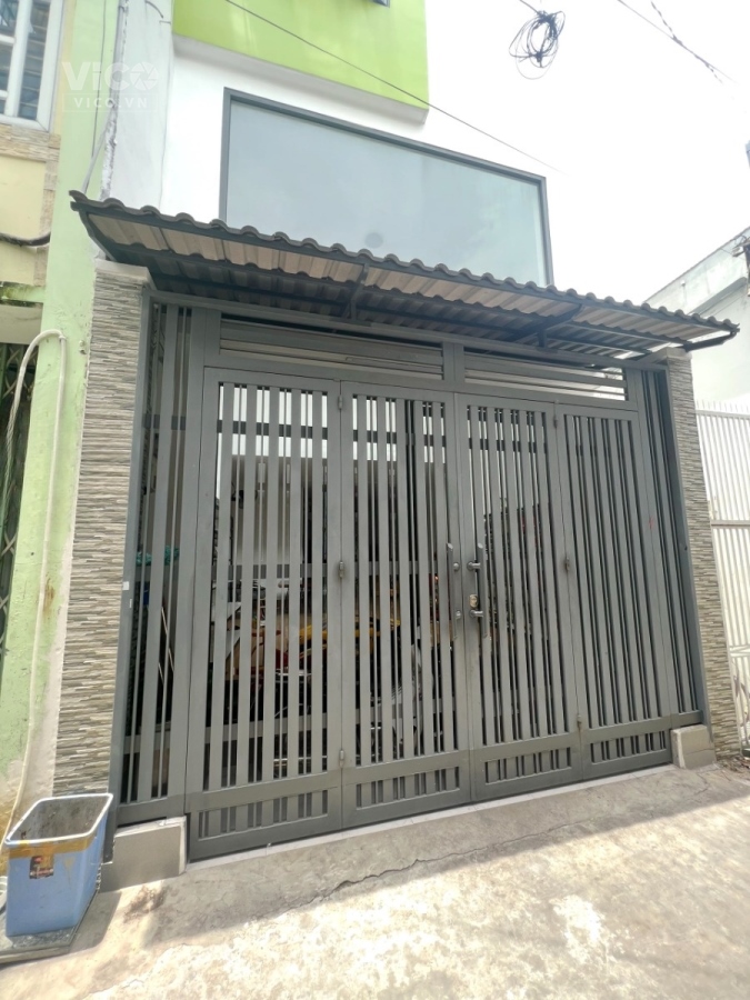 Nhà mới 4.3x10 nở hậu trệt/lửng/2 lầu/ sân thượng hẻm 101 Bùi Minh Trực P5Q8
