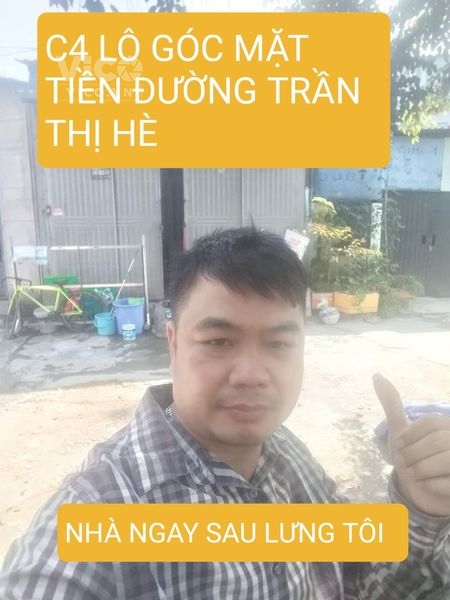 CHDV Lô góc Trần thị Hè Hiệp Thành Quận 12 HCM nhỉnh 7 tỷ