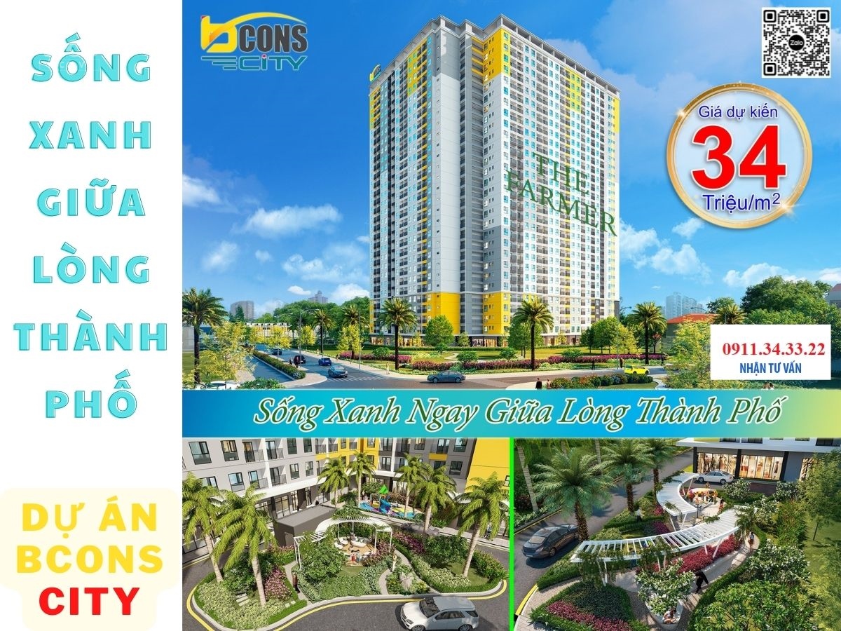 căn hộ 350tr căn hộ BCONS CITY Tháp Green Topaz