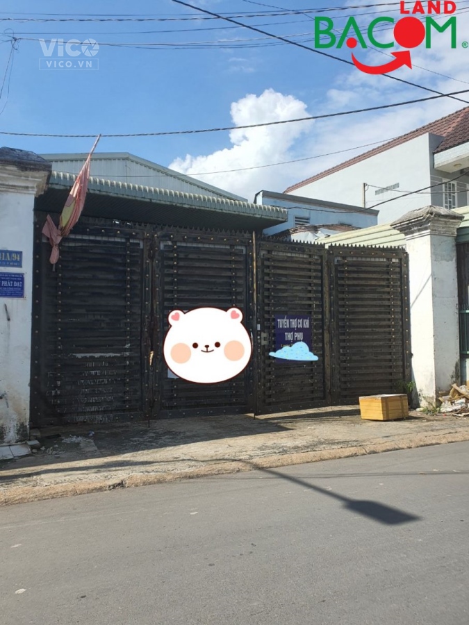 BÁN NHÀ XƯỞNG P.HỐ NAI 485M2 ĐƯỜNG 2 XE TẢI LỚN, CÓ ĐIỆN 3 PHA NGANG MT 12M