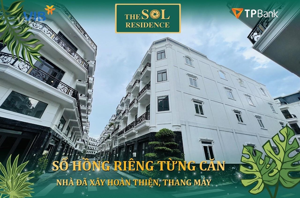 Nhà phố khu Compound, Gần ngã tư Ga, Sổ hồng hoàn công, 2 mặt tiền sông