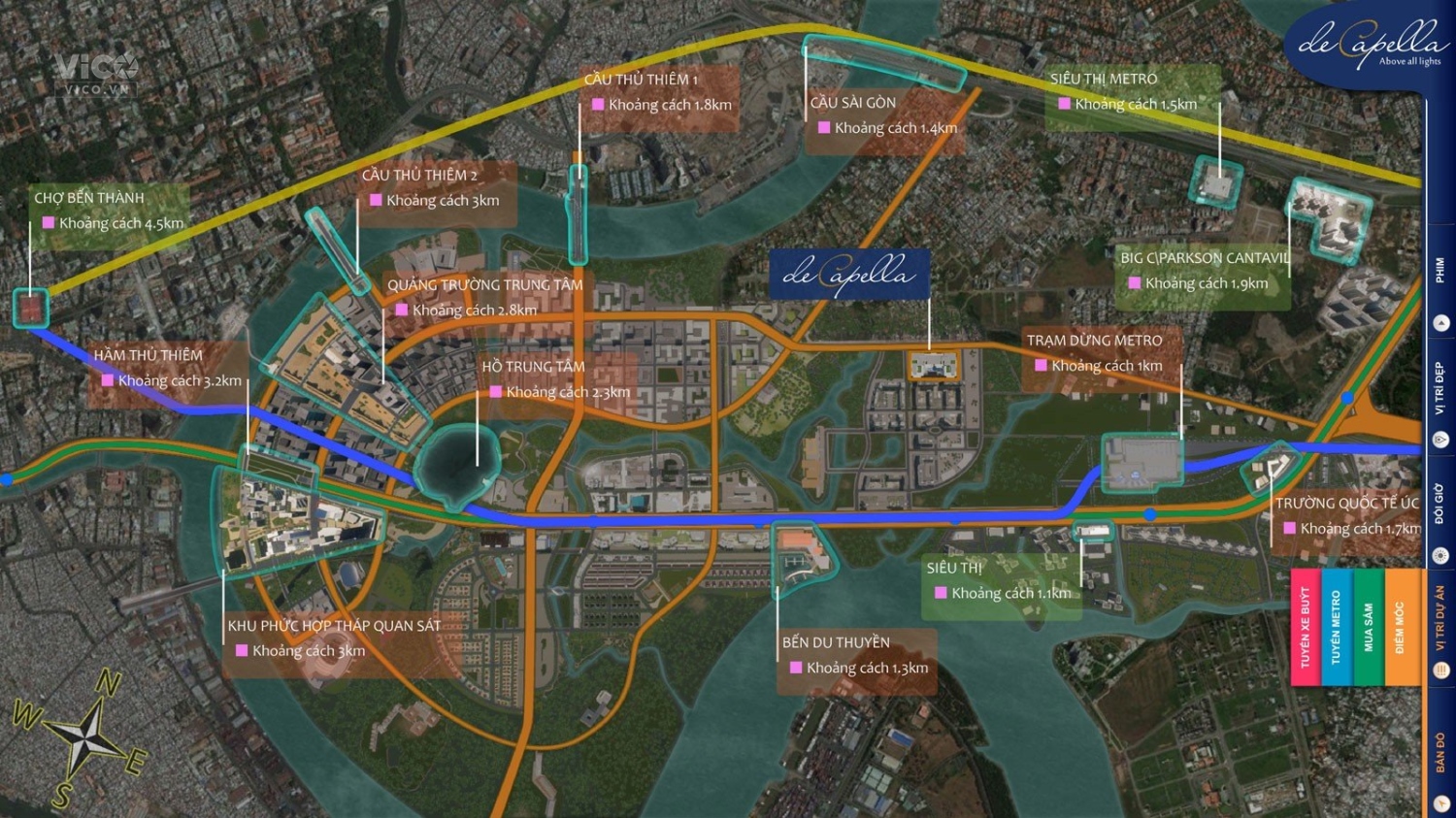 Căn hộ trung tâm tài chính thủ thiêm vào ở ngay view landmark 81 tráng lệ