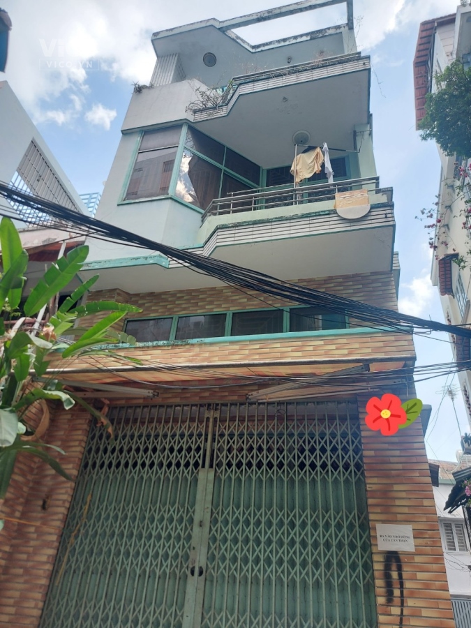 Bán nhà hẻm 1 sẹc, 51m2, 4T, 4.2x12, đường Cao Thắng, Quận 10, TP.HCM. Giá 8 tỷ.